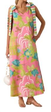 NEW PROSPERINA women's arden maxi dress in pink